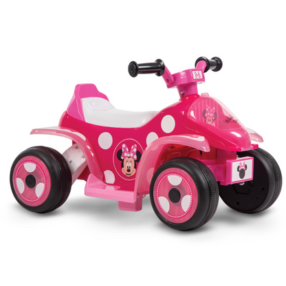 HUFFY Minnie 6V Battery-Powered Ride-On Bubble Quad 1.5-3 yrs Pink