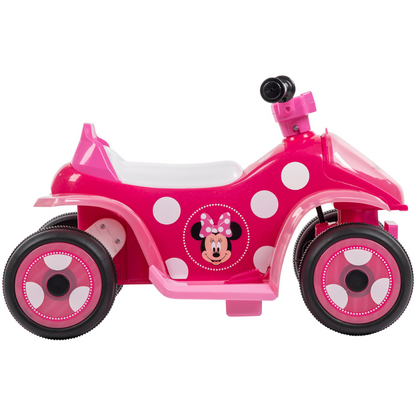 HUFFY Minnie 6V Battery-Powered Ride-On Bubble Quad 1.5-3 yrs Pink