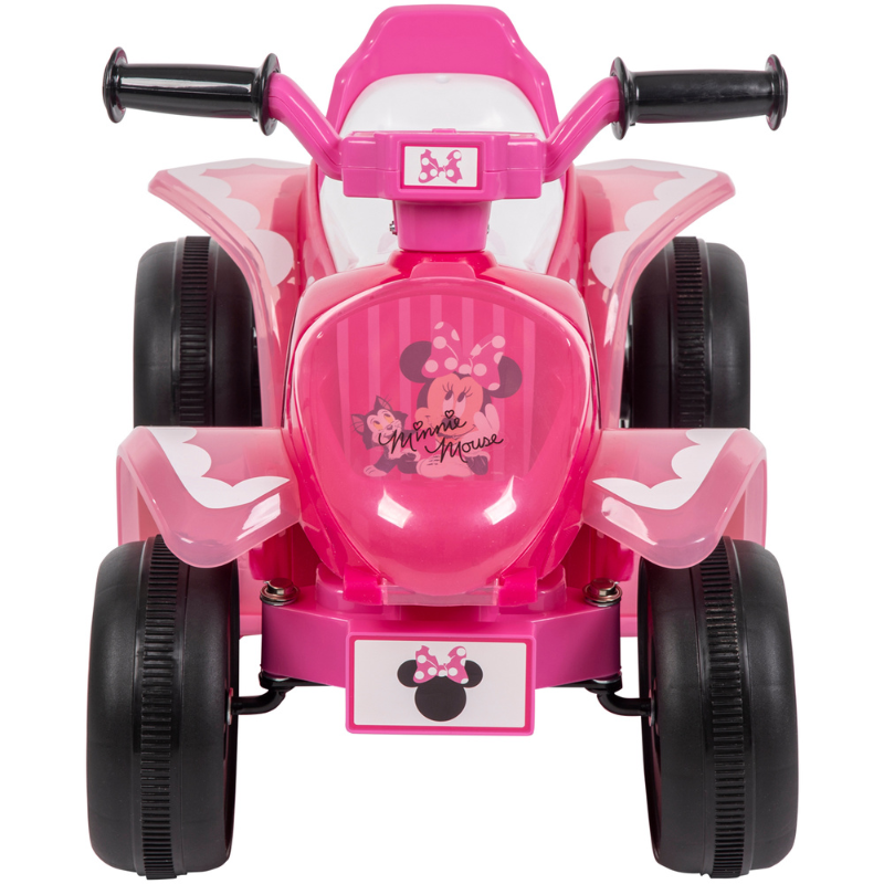 HUFFY Minnie 6V Battery-Powered Ride-On Bubble Quad 1.5-3 yrs Pink