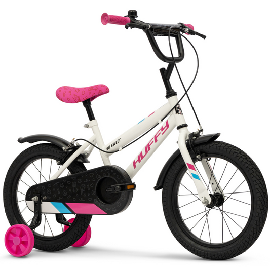 HUFFY So Sweet 16" Gloss White Girls Bike For Kids 4-6yrs