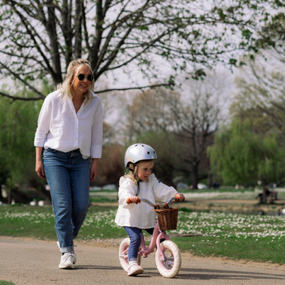 HUFFY Vintage 10-inch Balance Bike for Kids 2-4 years Dusted Pink