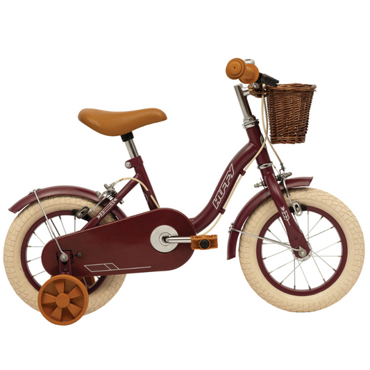 HUFFY Vintage 12-inch Bike for Kids 3-5 years Dark Berry