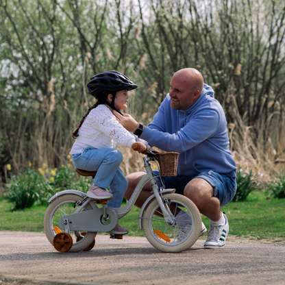 HUFFY Vintage 14-inch Bike for Kids 4-6 years Grey Matte