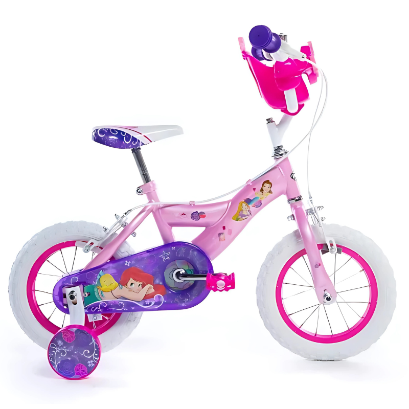 HUFFY Disney Princess Ariel 12" Kids Bike 3-5 years + Stabilisers