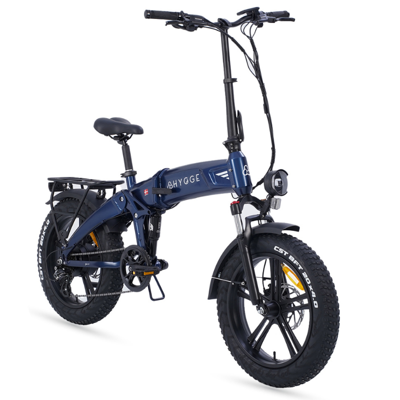 HYGEE Sorø All Terrain Foldable Electric Bike Royal Blue