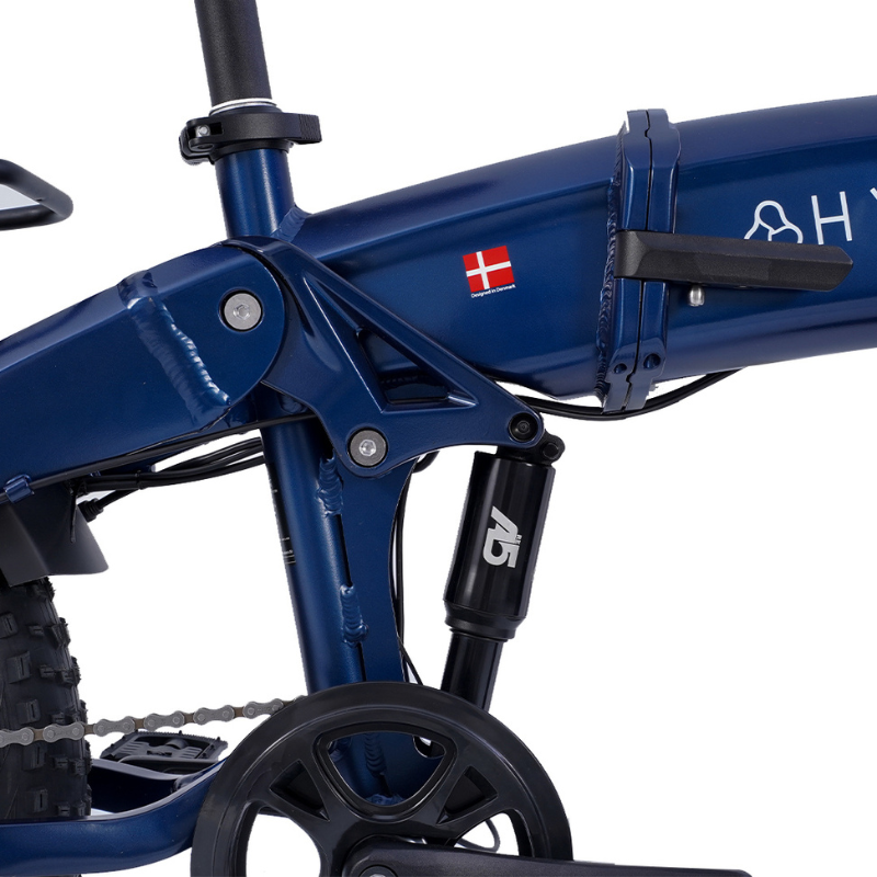 HYGEE Sorø All Terrain Foldable Electric Bike Royal Blue