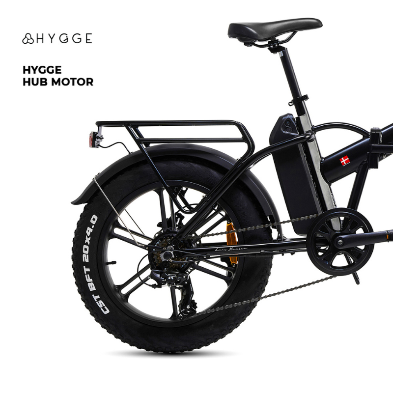 HYGEE Vester All Terrain Foldable Electric Bike Onyx Black