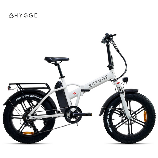 HYGEE Vester All Terrain Foldable Electric Bike Heron White