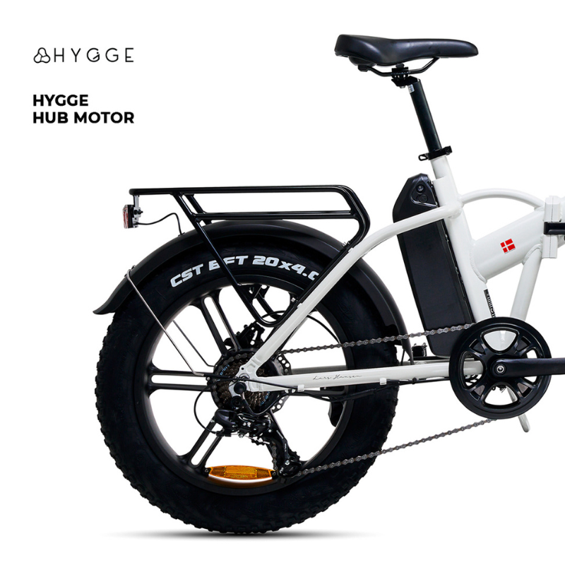 HYGEE Vester All Terrain Foldable Electric Bike Heron White