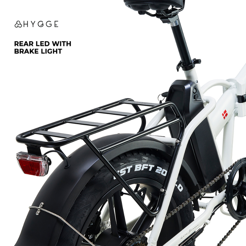 HYGEE Vester All Terrain Foldable Electric Bike Heron White