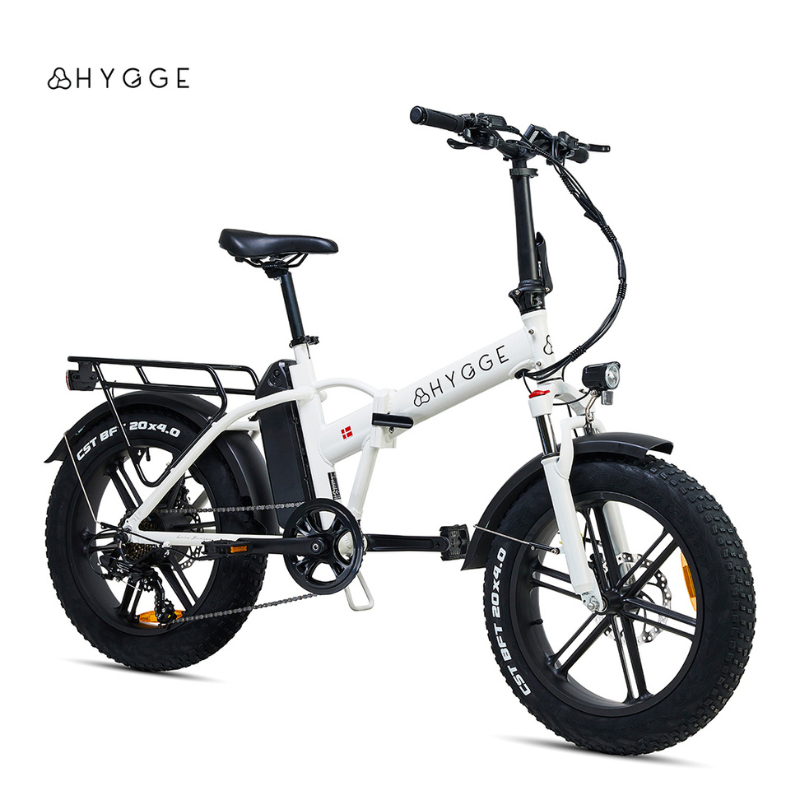 HYGEE Vester All Terrain Foldable Electric Bike Heron White