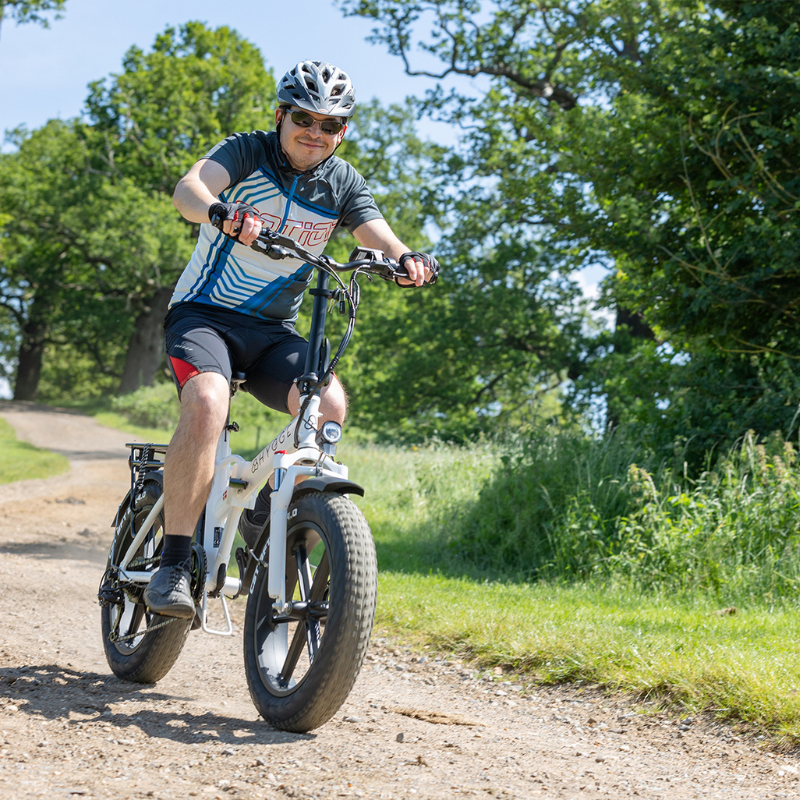 HYGEE Vester All Terrain Foldable Electric Bike Heron White