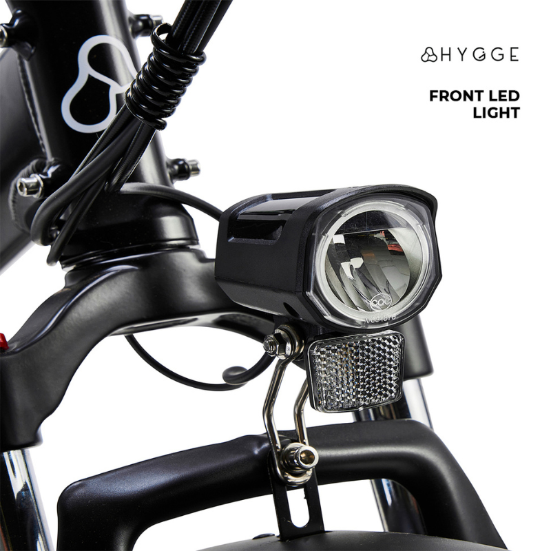 HYGEE Vester All Terrain Foldable Electric Bike Onyx Black