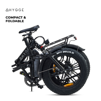 HYGEE Vester All Terrain Foldable Electric Bike Onyx Black