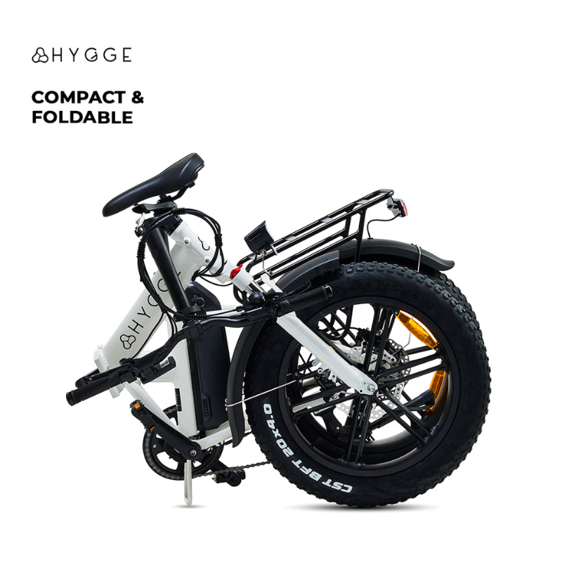 HYGEE Vester All Terrain Foldable Electric Bike Heron White