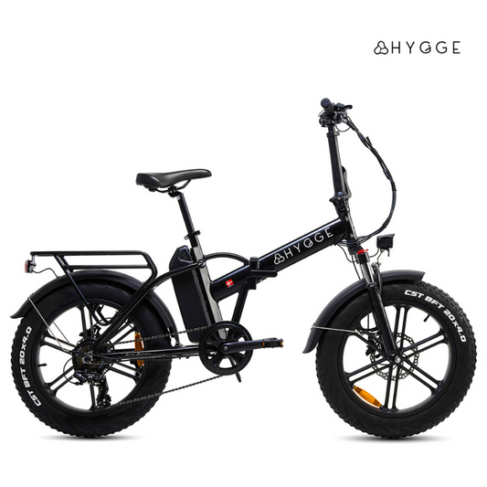 HYGEE Vester All Terrain Foldable Electric Bike Onyx Black