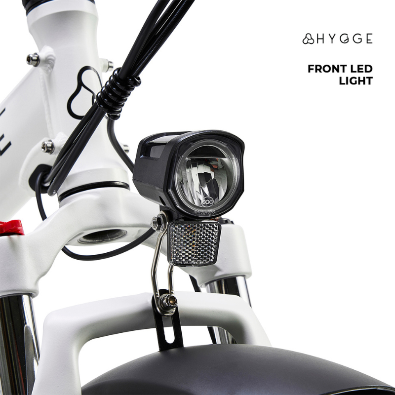 HYGEE Vester All Terrain Foldable Electric Bike Heron White