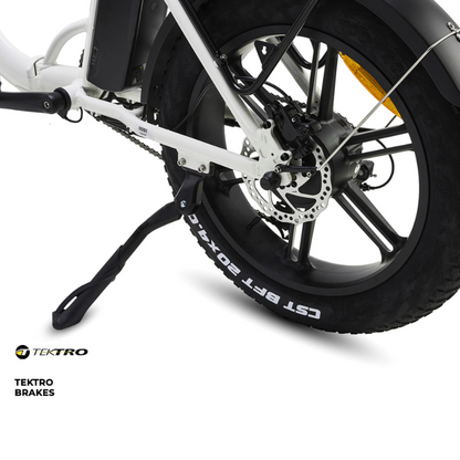 HYGEE Vester Step All Terrain Foldable Electric Bike Heron White