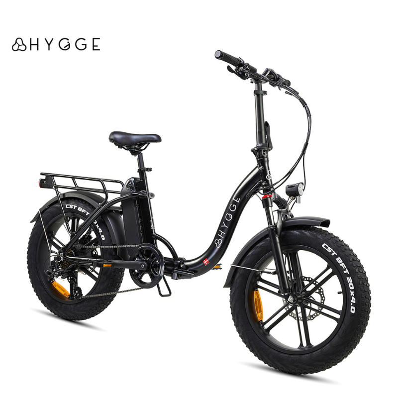 HYGEE Vester Step All Terrain Foldable Electric Bike Onyx Black