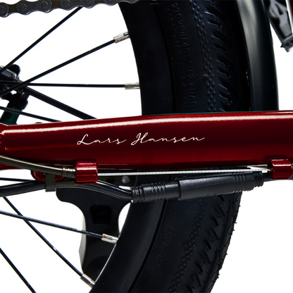 HYGEE Virum Lightweight Foldable Sangria Red Electric Bike