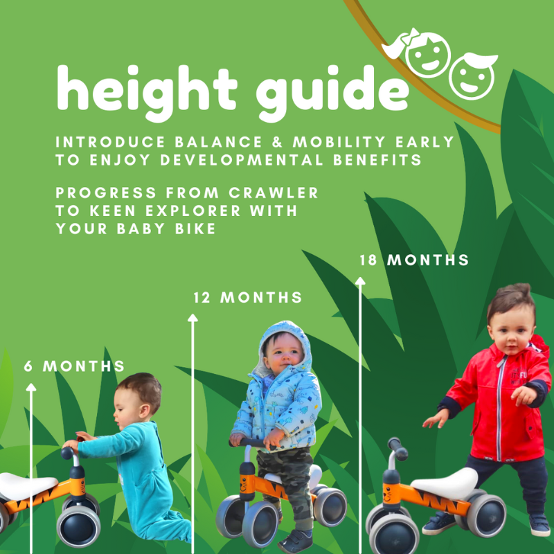 BOLDCUBE Bertie Frog Baby Balance Bike 6-18 months