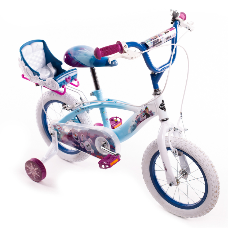 HUFFY Disney Frozen 14" Kids Bike + Stabilisers 4-7 Years