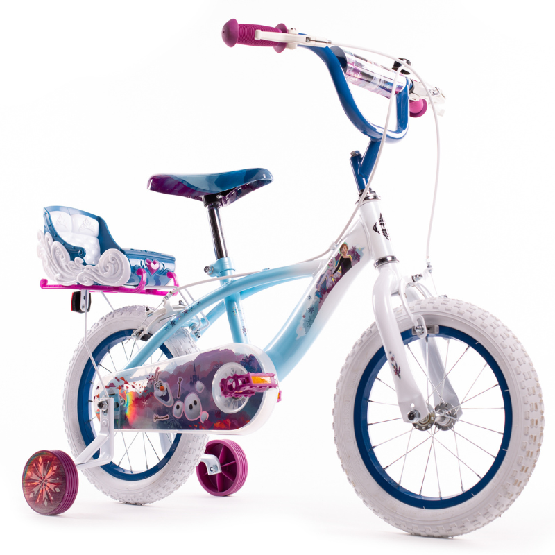 HUFFY Disney Frozen 14" Kids Bike + Stabilisers 4-7 Years