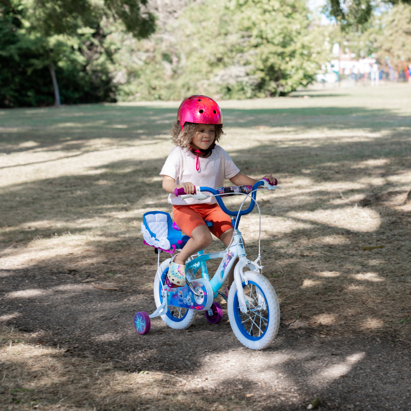 HUFFY Disney Frozen 14" Kids Bike + Stabilisers 4-7 Years