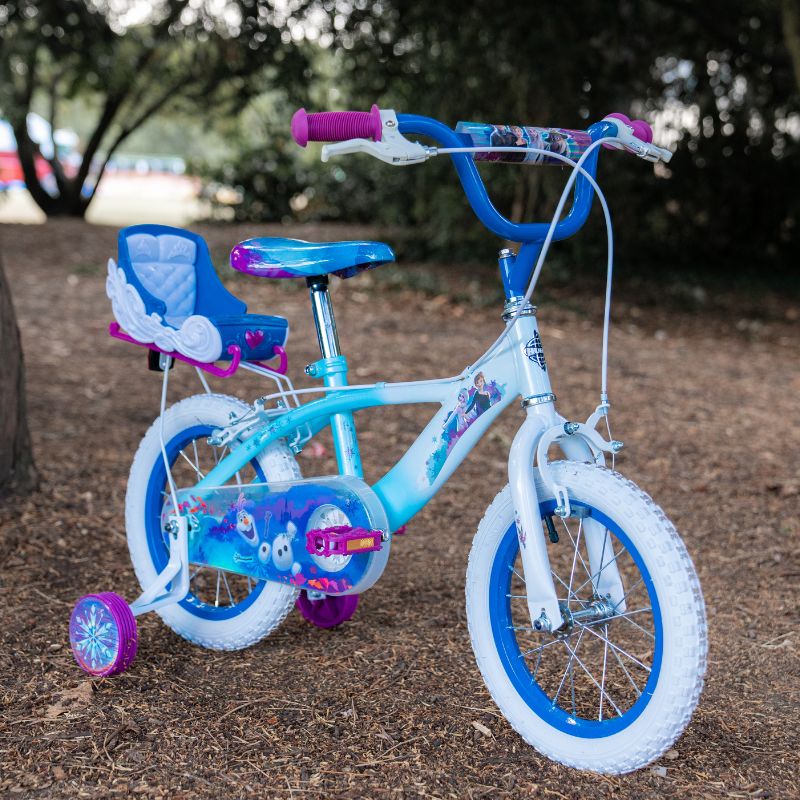 HUFFY Disney Frozen 14" Kids Bike + Stabilisers 4-7 Years