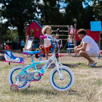 HUFFY Disney Frozen 14" Kids Bike + Stabilisers 4-7 Years