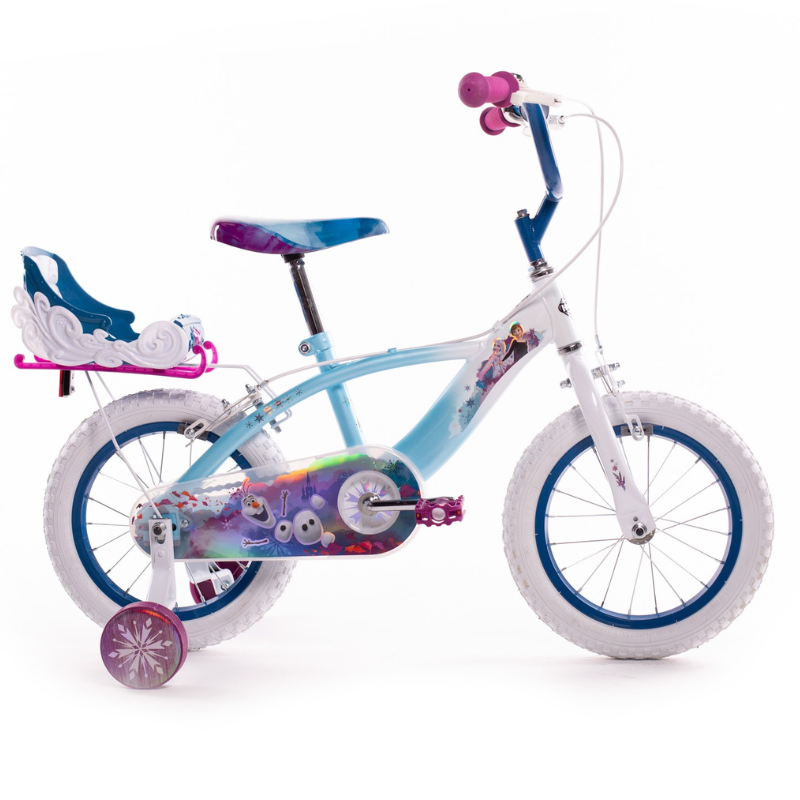 HUFFY Disney Frozen 14" Kids Bike + Stabilisers 4-7 Years