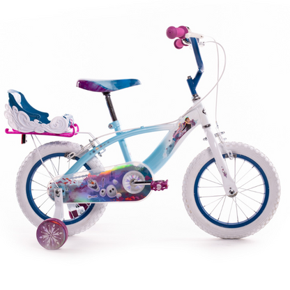 HUFFY Disney Frozen 14" Kids Bike + Stabilisers 4-7 Years