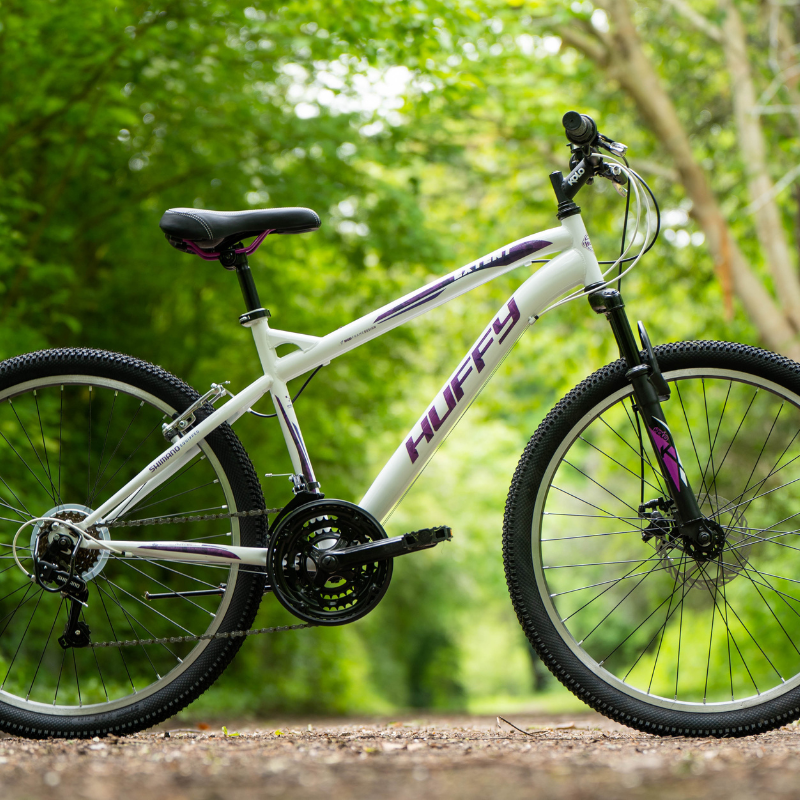 HUFFY Extent 26" Hardtail Mountain Bike White/Purple