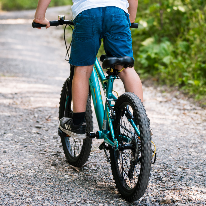 HUFFY Extent Kids Mountain Bike 20" Wheel, 6-9 Years, 6 Speed - Aqua Blue