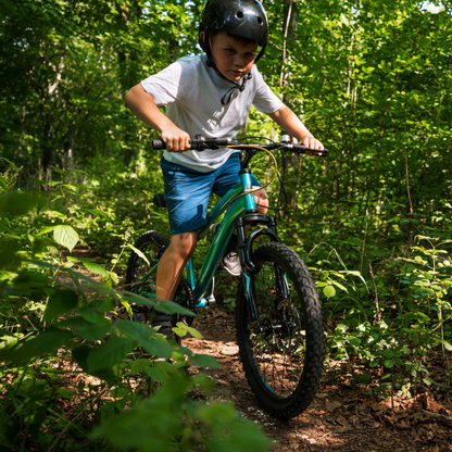 HUFFY Extent Kids Mountain Bike 20" Wheel, 6-9 Years, 6 Speed - Aqua Blue