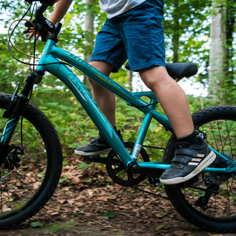 HUFFY Extent Kids Mountain Bike 20" Wheel, 6-9 Years, 6 Speed - Aqua Blue