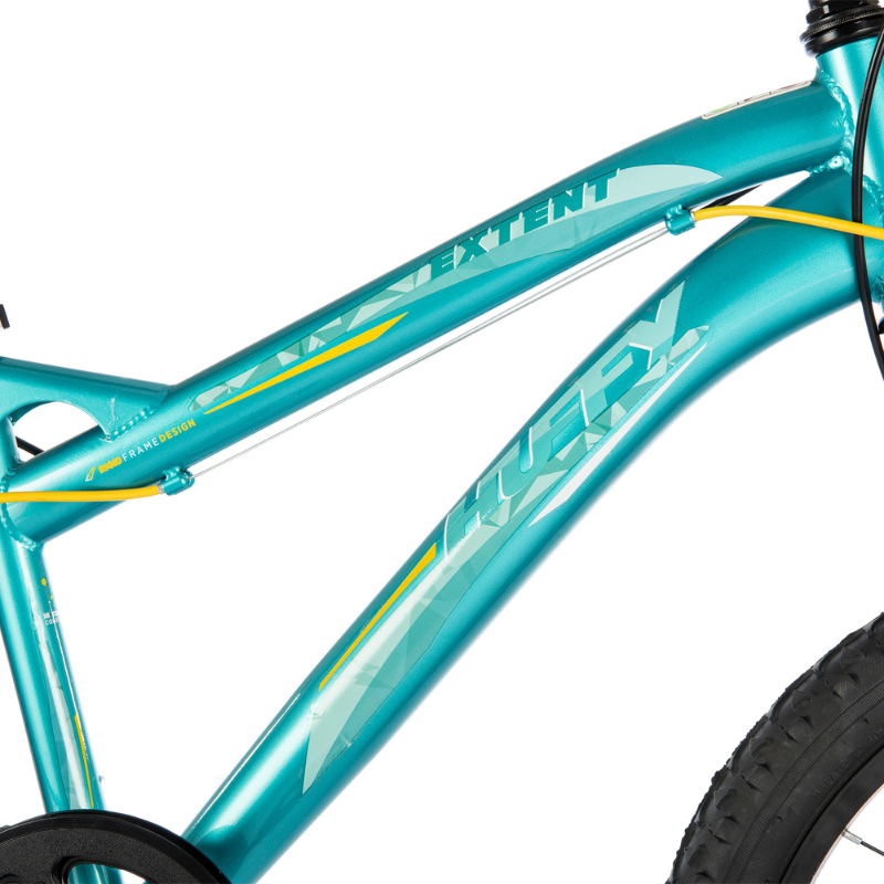 HUFFY Extent Kids Mountain Bike 20" Wheel, 6-9 Years, 6 Speed - Aqua Blue