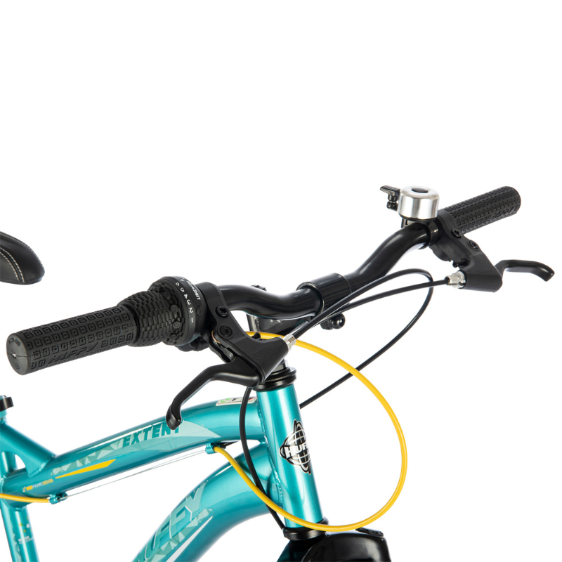 HUFFY Extent Kids Mountain Bike 20" Wheel, 6-9 Years, 6 Speed - Aqua Blue