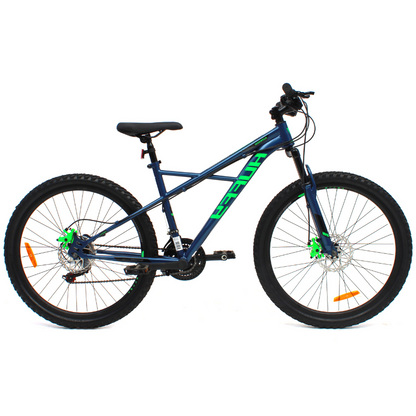 HUFFY Korros 26" Hybrid Bike - Hardtail - Blue/Green - 9-12yrs +