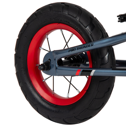 Huffy Pro Thunder 10" Grey Balance Bike | Ages 3–5, Safe & Adjustable