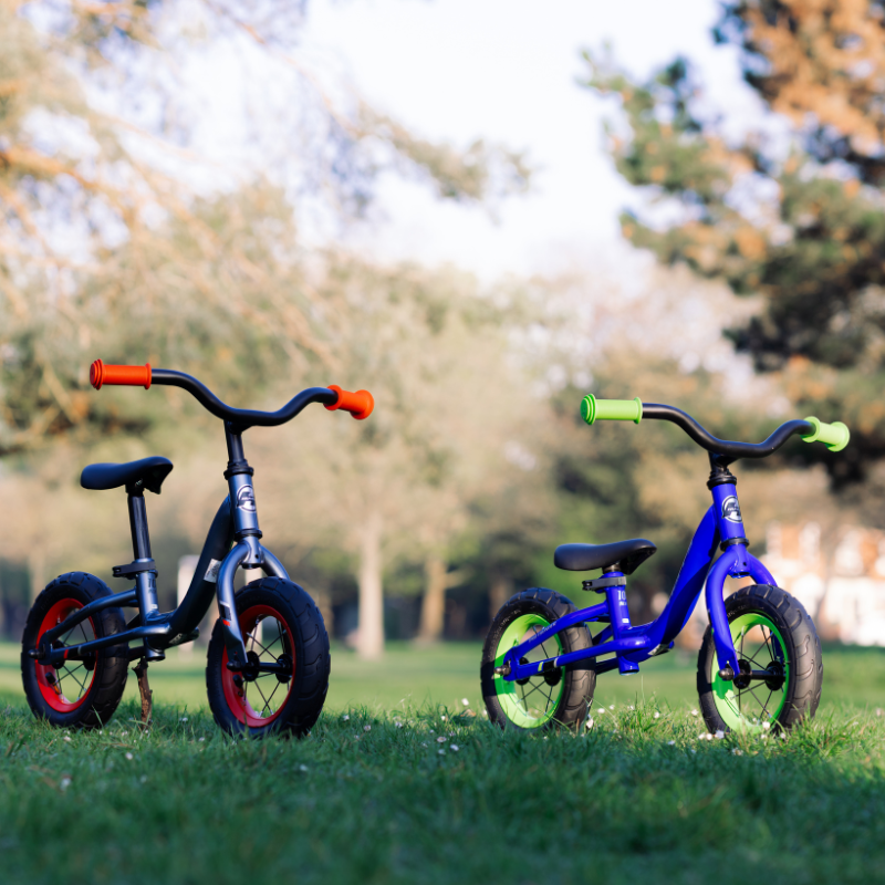 Huffy Pro Thunder 10" Grey Balance Bike | Ages 3–5, Safe & Adjustable