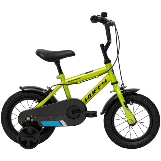 Huffy Pro Thunder 12" Green Bike 3-5 yrs | Durable Kids Starter Bike