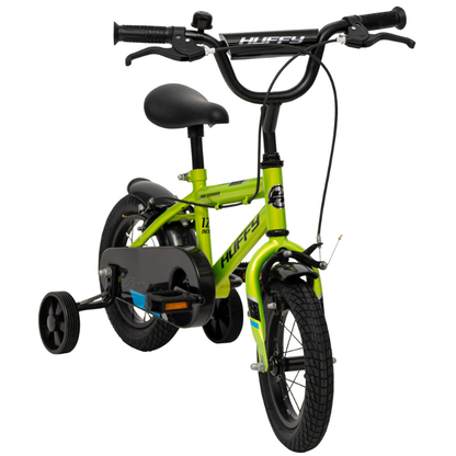 Huffy Pro Thunder 12" Green Bike 3-5 yrs | Durable Kids Starter Bike
