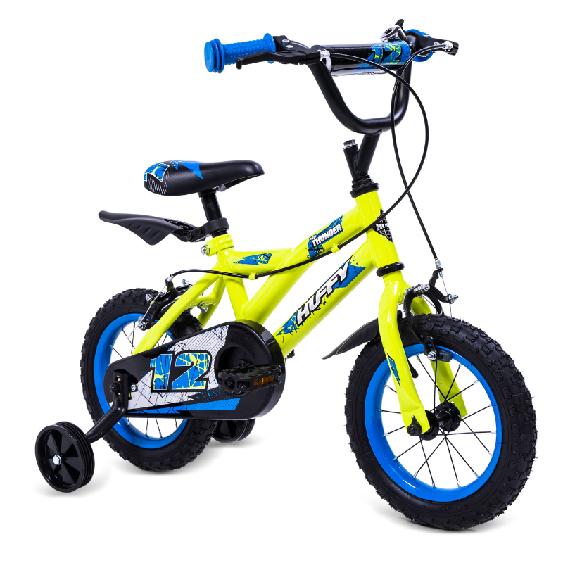 HUFFY Pro Thunder 12" Yellow BMX Bike Kids 3-5yrs