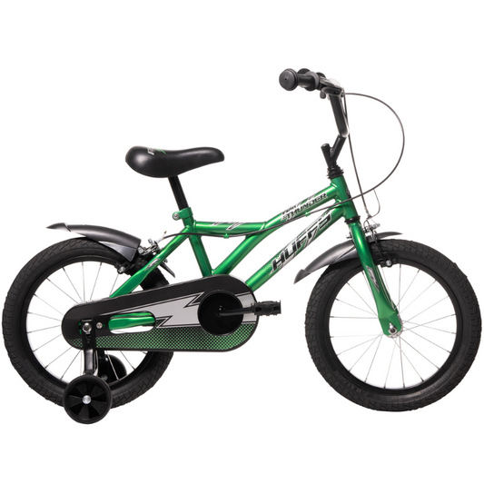 HUFFY Pro Thunder 16" BMX Bike Green 5-7 yrs