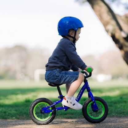Pro Thunder 10" Blue Balance Bike for Kids | Ages 3–5, Adjustable & Safe