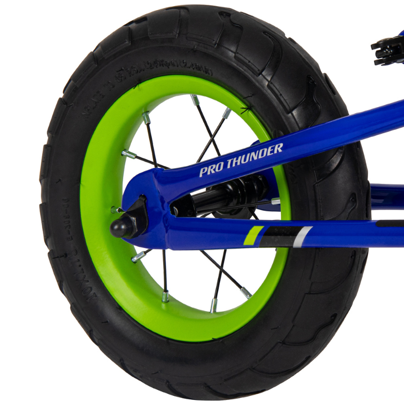 Pro Thunder 10" Blue Balance Bike for Kids | Ages 3–5, Adjustable & Safe