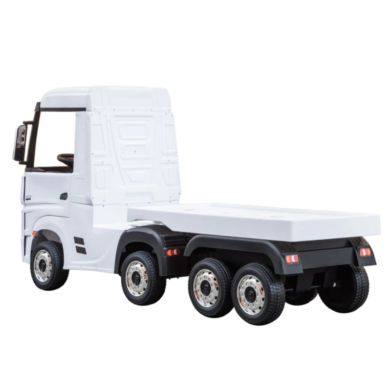 AKAC Licensed Mercedes Benz Black 24V Actro Lorry with Trailer 2-7 yrs
