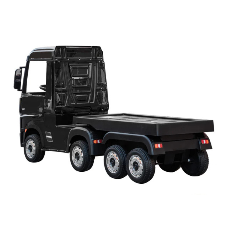 AKAC Licensed Mercedes Benz Black 24V Actro Lorry with Trailer 2-7 yrs