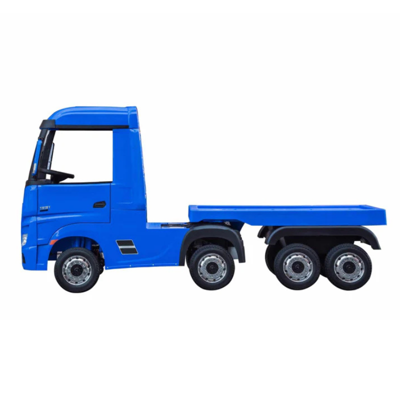 AKAC Licensed Mercedes Benz Black 24V Actro Lorry with Trailer 2-7 yrs
